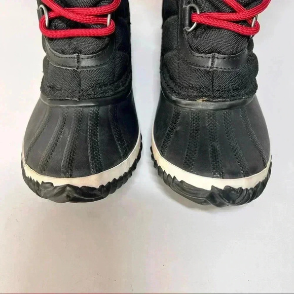 SOREL Women's Out N About Tall Snow Boot Black Waterproof Fur Lined Sz 7.5 Warm - Picture 2 of 12